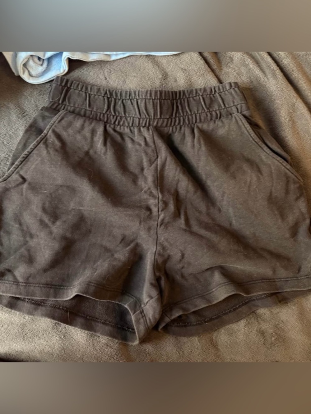 zara sweat shorts size small